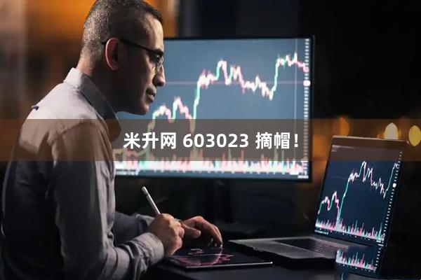 米升网 603023 摘帽！
