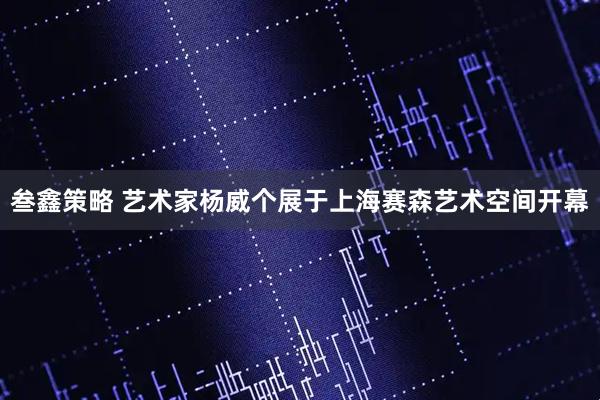 叁鑫策略 艺术家杨威个展于上海赛森艺术空间开幕
