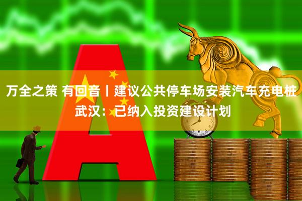 万全之策 有回音丨建议公共停车场安装汽车充电桩 武汉：已纳入投资建设计划